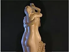 Blonde und brünette Schlampen werden überall von einer gratis einfachporno Gruppe geiler Kerle vollgespritzt
